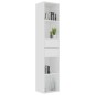 vidaXL Bücherregal Weiß 36x30x171 cm Holzwerkstoff vidaXL Bücherregal Weiß 36x30x171 cm Holzwerkstoff