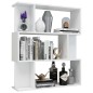 vidaXL Bücherregal/Raumteiler Hochglanz-Weiß 80x24x96 cm vidaXL Bücherregal/Raumteiler Hochglanz-Weiß 80x24x96 cm