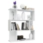 vidaXL Bücherregal/Raumteiler Hochglanz-Weiß 80x24x96 cm vidaXL Bücherregal/Raumteiler Hochglanz-Weiß 80x24x96 cm