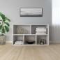 vidaXL Bücherregal/Sideboard Hochglanz-Weiß 50x25x80 cm Holzwerkstoff vidaXL Bücherregal/Sideboard Hochglanz-Weiß 50x25x80 cm Holzwerkstoff
