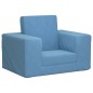 Schlafsofa für Kinder Blau Weicher Plüsch Schlafsofa für Kinder Blau Weicher Plüsch