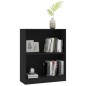 vidaXL Bücherregal Schwarz 60x24x74,5 cm Holzwerkstoff vidaXL Bücherregal Schwarz 60x24x74,5 cm Holzwerkstoff