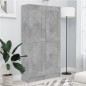 vidaXL Bücherregal Betongrau 82,5x30,5x150 cm Holzwerkstoff vidaXL Bücherregal Betongrau 82,5x30,5x150 cm Holzwerkstoff