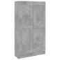 vidaXL Bücherregal Betongrau 82,5x30,5x150 cm Holzwerkstoff vidaXL Bücherregal Betongrau 82,5x30,5x150 cm Holzwerkstoff
