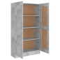 vidaXL Bücherregal Betongrau 82,5x30,5x150 cm Holzwerkstoff vidaXL Bücherregal Betongrau 82,5x30,5x150 cm Holzwerkstoff