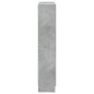 vidaXL Bücherregal Betongrau 82,5x30,5x150 cm Holzwerkstoff vidaXL Bücherregal Betongrau 82,5x30,5x150 cm Holzwerkstoff