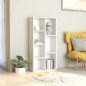 vidaXL Bücherregal Weiß 50×25×106 cm Holzwerkstoff vidaXL Bücherregal Weiß 50×25×106 cm Holzwerkstoff
