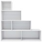 vidaXL Bücherregal/Raumteiler Hochglanz-Weiß 155x24x160 cm vidaXL Bücherregal/Raumteiler Hochglanz-Weiß 155x24x160 cm
