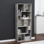 vidaXL Bücherregal Betongrau 67x24x161 cm Holzwerkstoff vidaXL Bücherregal Betongrau 67x24x161 cm Holzwerkstoff