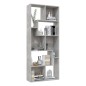 vidaXL Bücherregal Betongrau 67x24x161 cm Holzwerkstoff vidaXL Bücherregal Betongrau 67x24x161 cm Holzwerkstoff