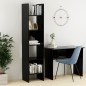 vidaXL Bücherregal Schwarz 40x35x180 cm Holzwerkstoff vidaXL Bücherregal Schwarz 40x35x180 cm Holzwerkstoff
