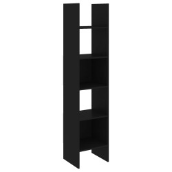 vidaXL Bücherregal Schwarz 40x35x180 cm Holzwerkstoff