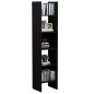 vidaXL Bücherregal Schwarz 40x35x180 cm Holzwerkstoff vidaXL Bücherregal Schwarz 40x35x180 cm Holzwerkstoff