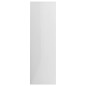 vidaXL Bücherregal Hochglanz-Weiß 98x30x98 cm Holzwerkstoff vidaXL Bücherregal Hochglanz-Weiß 98x30x98 cm Holzwerkstoff