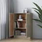 vidaXL Bücherschrank Sonoma-Eiche 82,5x30,5x115 cm Holzwerkstoff vidaXL Bücherschrank Sonoma-Eiche 82,5x30,5x115 cm Holzwerkstoff