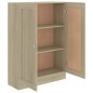 vidaXL Bücherschrank Sonoma-Eiche 82,5x30,5x115 cm Holzwerkstoff vidaXL Bücherschrank Sonoma-Eiche 82,5x30,5x115 cm Holzwerkstoff