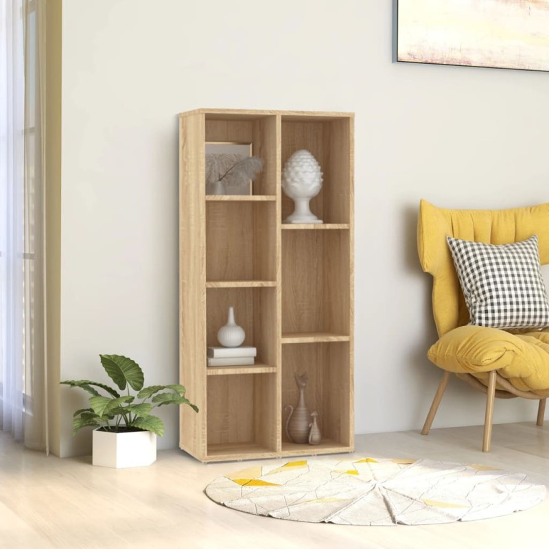 vidaXL Bücherregal Sonoma-Eiche 50x25x106 cm Holzwerkstoff vidaXL Bücherregal Sonoma-Eiche 50x25x106 cm Holzwerkstoff