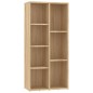 vidaXL Bücherregal Sonoma-Eiche 50x25x106 cm Holzwerkstoff vidaXL Bücherregal Sonoma-Eiche 50x25x106 cm Holzwerkstoff