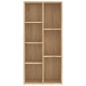 vidaXL Bücherregal Sonoma-Eiche 50x25x106 cm Holzwerkstoff vidaXL Bücherregal Sonoma-Eiche 50x25x106 cm Holzwerkstoff
