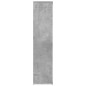 vidaXL Bücherregal Betongrau 50x25x106 cm Holzwerkstoff vidaXL Bücherregal Betongrau 50x25x106 cm Holzwerkstoff