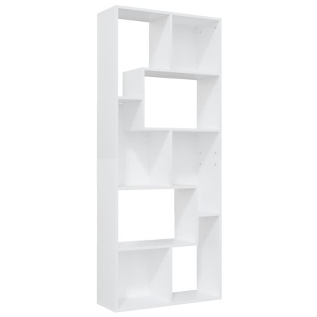 vidaXL Bücherregal Weiß 67x24x161 cm Holzwerkstoff