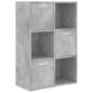 vidaXL Lagerschrank Betongrau 60x29,5x90 cm Holzwerkstoff vidaXL Lagerschrank Betongrau 60x29,5x90 cm Holzwerkstoff