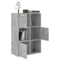 vidaXL Lagerschrank Betongrau 60x29,5x90 cm Holzwerkstoff vidaXL Lagerschrank Betongrau 60x29,5x90 cm Holzwerkstoff