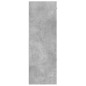 vidaXL Lagerschrank Betongrau 60x29,5x90 cm Holzwerkstoff vidaXL Lagerschrank Betongrau 60x29,5x90 cm Holzwerkstoff