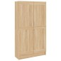 vidaXL Bücherregal Sonoma-Eiche 82,5x30,5x150 cm Holzwerkstoff vidaXL Bücherregal Sonoma-Eiche 82,5x30,5x150 cm Holzwerkstoff