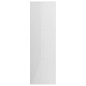 vidaXL Bücherregal Hochglanz-Weiß 98x30x98 cm Holzwerkstoff vidaXL Bücherregal Hochglanz-Weiß 98x30x98 cm Holzwerkstoff