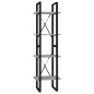 vidaXL Bücherregal 4 Fächer Betongrau 40x30x140 cm Holzwerkstoff vidaXL Bücherregal 4 Fächer Betongrau 40x30x140 cm Holzwerkstoff