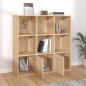 vidaXL Bücherregal Sonoma-Eiche 98x30x98 cm Holzwerkstoff vidaXL Bücherregal Sonoma-Eiche 98x30x98 cm Holzwerkstoff