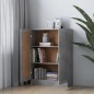 vidaXL Bücherschrank Betongrau 82,5x30,5x115 cm Holzwerkstoff vidaXL Bücherschrank Betongrau 82,5x30,5x115 cm Holzwerkstoff