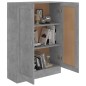 vidaXL Bücherschrank Betongrau 82,5x30,5x115 cm Holzwerkstoff vidaXL Bücherschrank Betongrau 82,5x30,5x115 cm Holzwerkstoff
