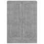 vidaXL Bücherschrank Betongrau 82,5x30,5x115 cm Holzwerkstoff vidaXL Bücherschrank Betongrau 82,5x30,5x115 cm Holzwerkstoff