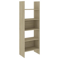 vidaXL Bücherregal Sonoma-Eiche 60x35x180 cm Holzwerkstoff