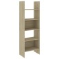 vidaXL Bücherregal Sonoma-Eiche 60x35x180 cm Holzwerkstoff vidaXL Bücherregal Sonoma-Eiche 60x35x180 cm Holzwerkstoff