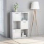 vidaXL Lagerschrank Hochglanz-Weiß 60x29,5x90 cm Holzwerkstoff vidaXL Lagerschrank Hochglanz-Weiß 60x29,5x90 cm Holzwerkstoff