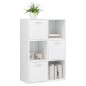 vidaXL Lagerschrank Hochglanz-Weiß 60x29,5x90 cm Holzwerkstoff vidaXL Lagerschrank Hochglanz-Weiß 60x29,5x90 cm Holzwerkstoff