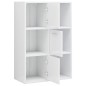 vidaXL Lagerschrank Hochglanz-Weiß 60x29,5x90 cm Holzwerkstoff vidaXL Lagerschrank Hochglanz-Weiß 60x29,5x90 cm Holzwerkstoff