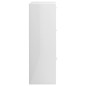 vidaXL Lagerschrank Hochglanz-Weiß 60x29,5x90 cm Holzwerkstoff vidaXL Lagerschrank Hochglanz-Weiß 60x29,5x90 cm Holzwerkstoff