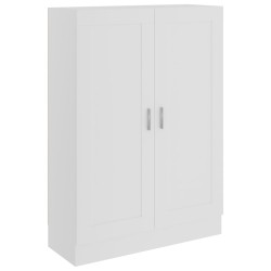 vidaXL Bücherschrank Weiß 82,5x30,5x115 cm Holzwerkstoff