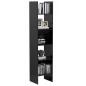 vidaXL Bücherregal Hochglanz-Grau 40x35x180 cm Holzwerkstoff vidaXL Bücherregal Hochglanz-Grau 40x35x180 cm Holzwerkstoff