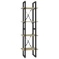 vidaXL Bücherregal 4 Fächer Sonoma-Eiche 40x30x140 cm Holzwerkstoff vidaXL Bücherregal 4 Fächer Sonoma-Eiche 40x30x140 cm Holzwerkstoff