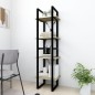 vidaXL Bücherregal 4 Fächer Sonoma-Eiche 40x30x140 cm Holzwerkstoff vidaXL Bücherregal 4 Fächer Sonoma-Eiche 40x30x140 cm Holzwerkstoff