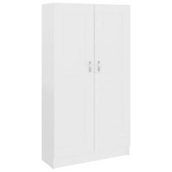 vidaXL Bücherschrank Weiß 82,5x30,5x150 cm Holzwerkstoff