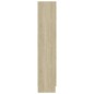 vidaXL Vitrinenschrank Sonoma-Eiche 82,5x30,5x150 cm Holzwerkstoff vidaXL Vitrinenschrank Sonoma-Eiche 82,5x30,5x150 cm Holzwerkstoff