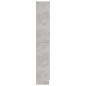 vidaXL Vitrinenschrank Betongrau 82,5x30,5x185,5 cm Holzwerkstoff vidaXL Vitrinenschrank Betongrau 82,5x30,5x185,5 cm Holzwerkstoff