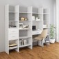 vidaXL Bücherregal Weiß 60x35x180 cm Holzwerkstoff vidaXL Bücherregal Weiß 60x35x180 cm Holzwerkstoff
