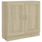 vidaXL Bücherschrank Sonoma-Eiche 82,5x30,5x80 cm Holzwerkstoff vidaXL Bücherschrank Sonoma-Eiche 82,5x30,5x80 cm Holzwerkstoff
